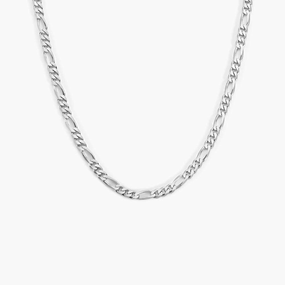 Collier Vivian Argent Blanc - Colliers fantaisie Homme | Marc Orian