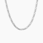 Collier Vivian Argent Blanc - Colliers fantaisie Homme | Marc Orian