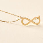 Collier Infinite Or Jaune - Colliers ete Femme | Marc Orian