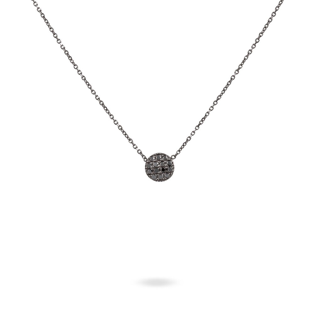 Collier Teani Or Blanc Diamant - Colliers avec pierres Femme | Marc Orian