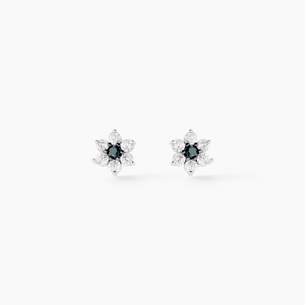 Boucles D'oreilles Puces Elfleda Or Jaune Oxyde De Zirconium - Puces Femme | Marc Orian