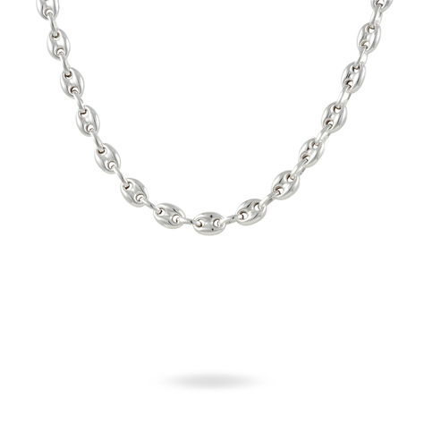 Collier Carrus Argent Blanc - Chaines Homme | Marc Orian