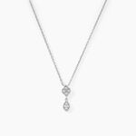 Collier Roseraie Argent Blanc Oxyde De Zirconium - Colliers avec pierres Femme | Marc Orian