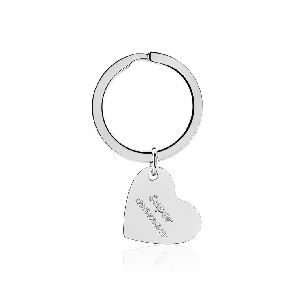 Porte Clefs Alambrima Acier Blanc - Bijoux fantaisie Femme | Marc Orian