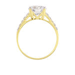 Solitaire Terese Or Jaune Oxyde De Zirconium - Solitaires Femme | Marc Orian