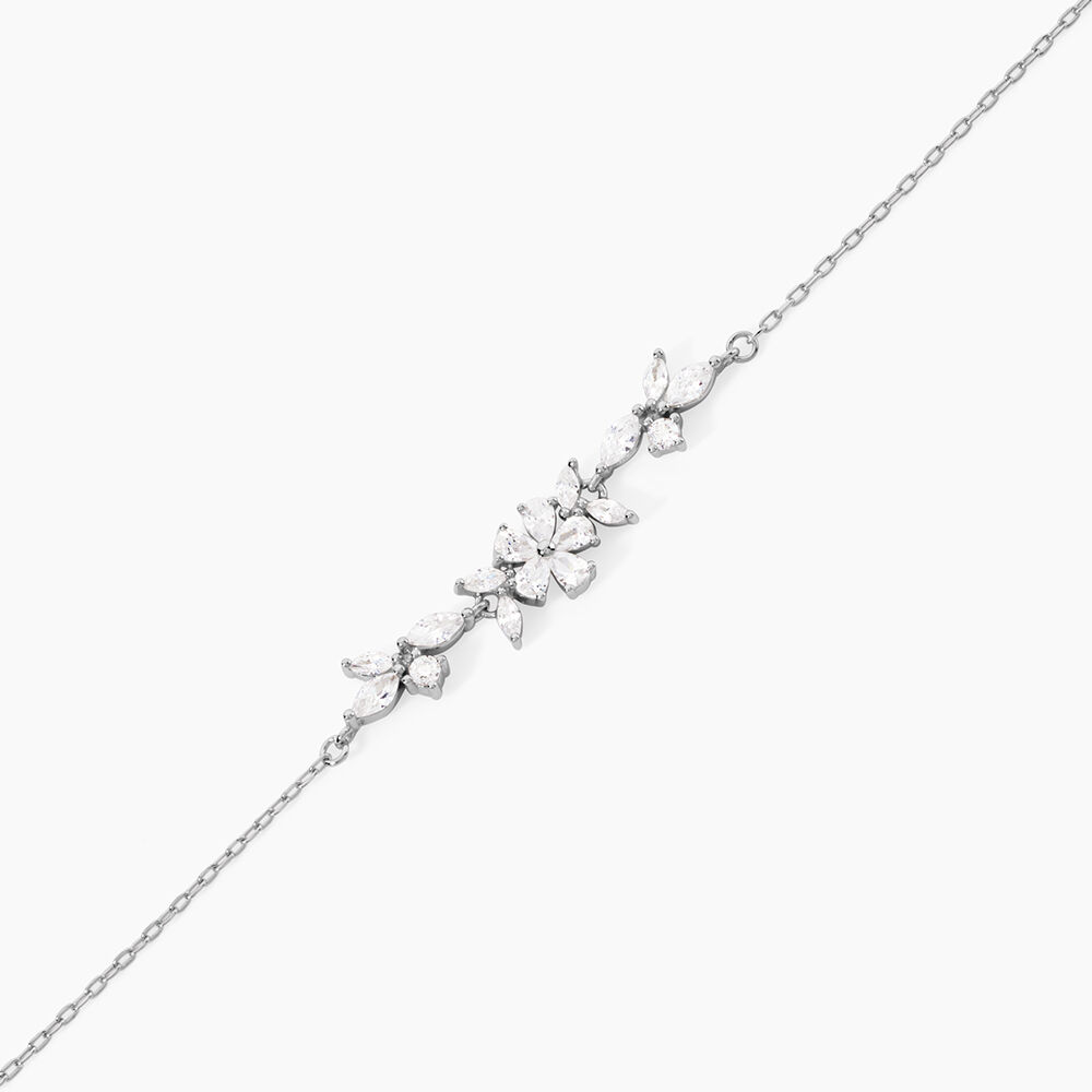Bracelet Wanda Argent Blanc Oxyde De Zirconium - Bracelets fantaisie Femme | Marc Orian