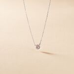 Collier Auxana Argent Blanc Oxyde De Zirconium - Colliers avec pierres Femme | Marc Orian