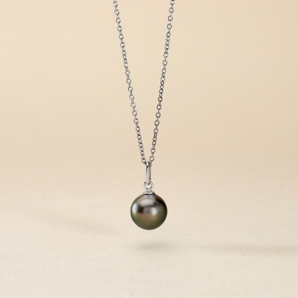 Pendentif Syana Or Blanc Perle De Culture De Tahiti - Pendentifs Femme | Marc Orian