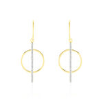 Boucles D'oreilles Pendantes Philberta Or Jaune - Pendantes Femme | Marc Orian