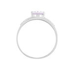 Bague Milna Or Blanc Amethyste Et Oxyde De Zirconium - Bagues pierres fines Femme | Marc Orian