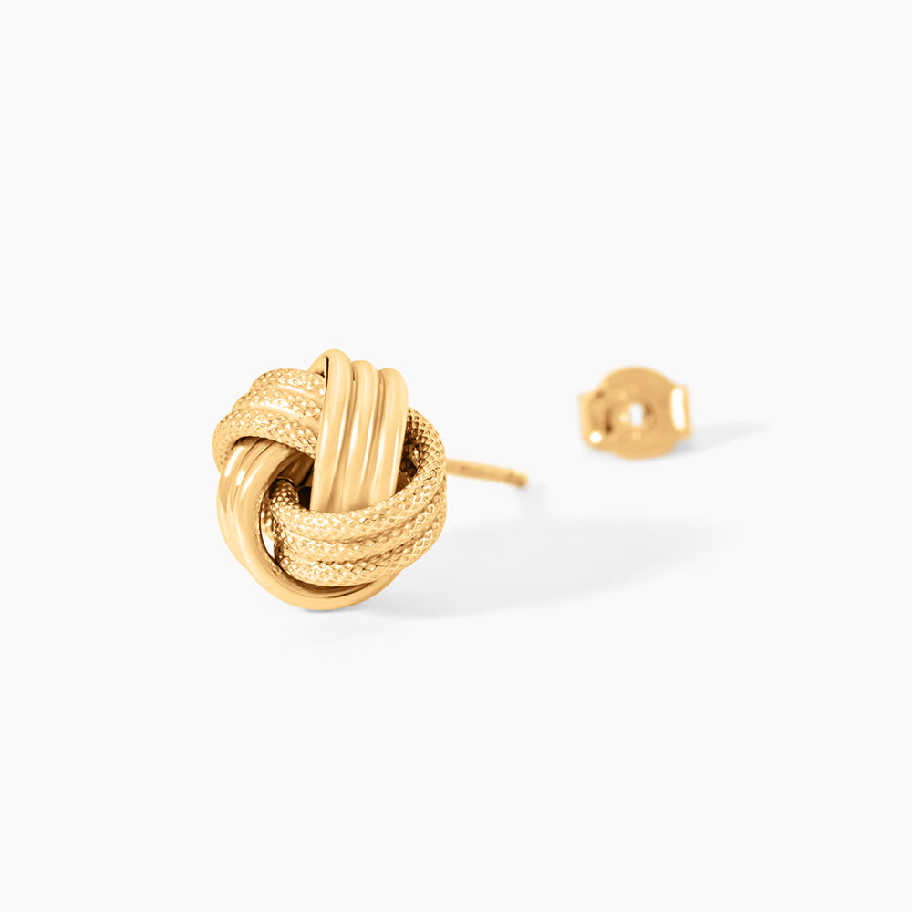Boucles D'Oreilles Puces Bastiaan Or Jaune - Puces Femme | Marc Orian