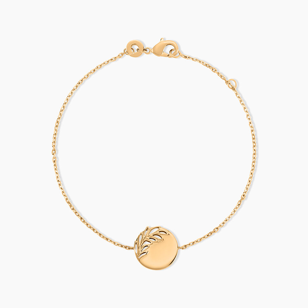 Bracelet Hanaelle Plaque Or Jaune - Bracelets Medailles Femme | Marc Orian