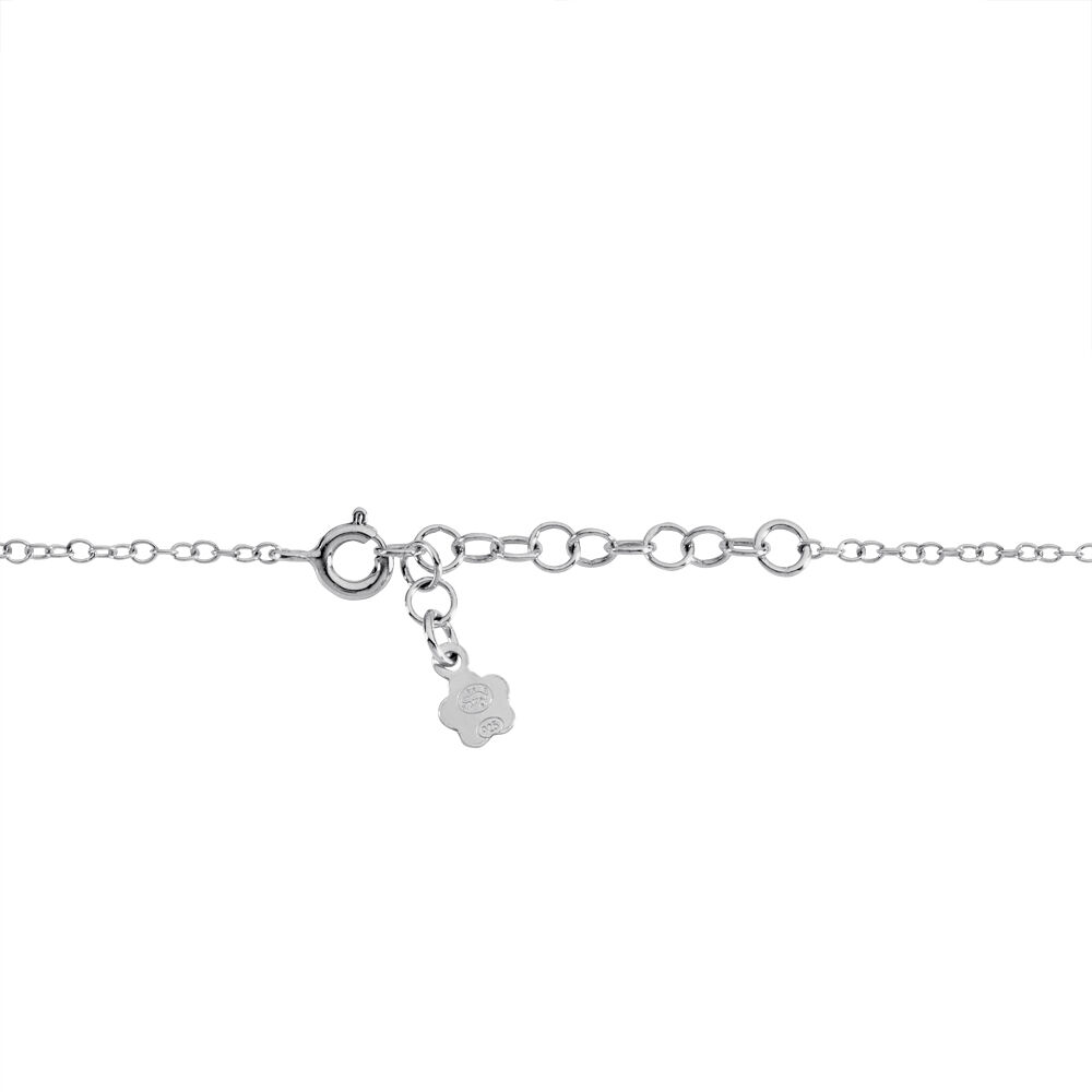 Bracelet Letizia Argent Blanc - Bracelets chaînes Femme | Marc Orian