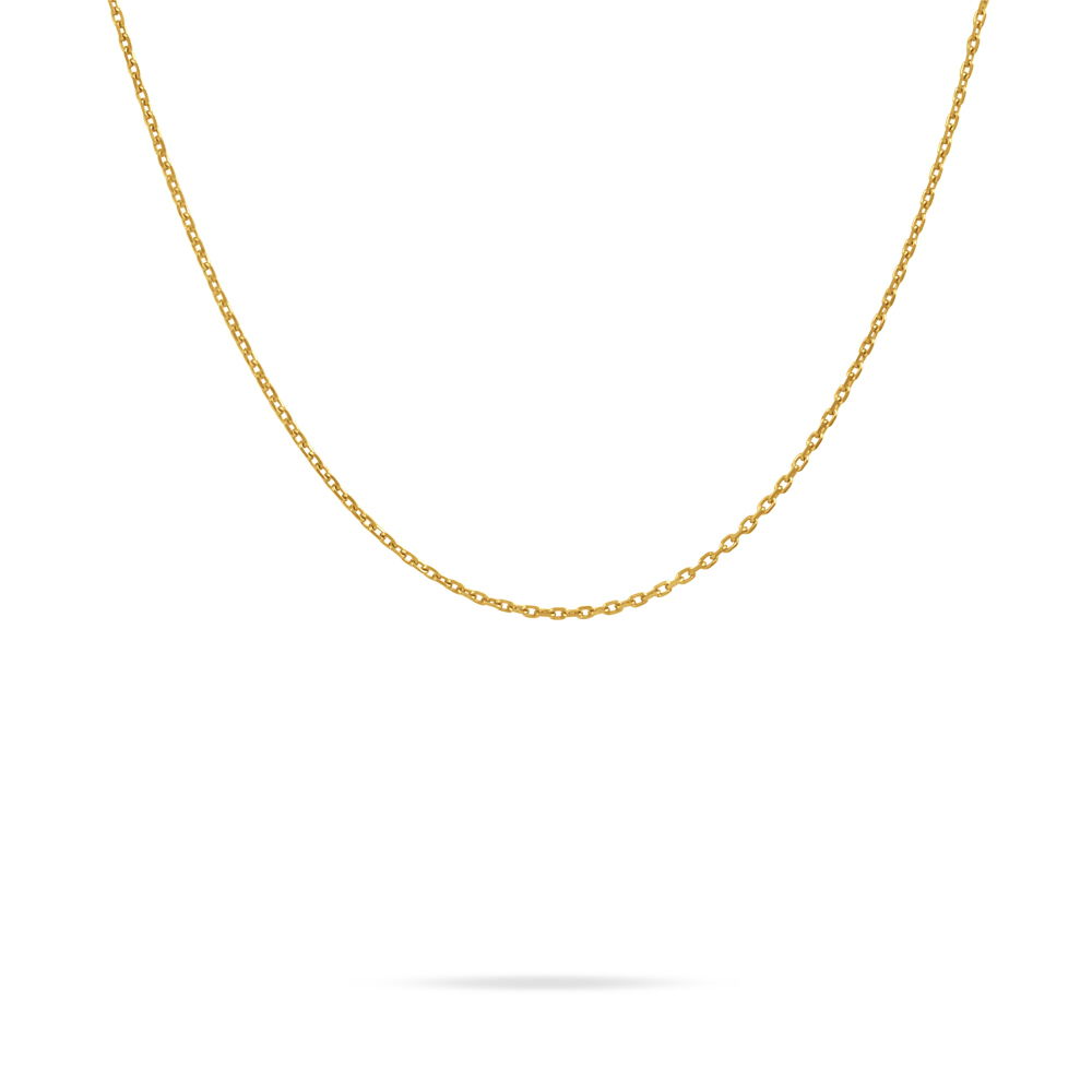 Chaîne Igoa Maille Forçat Diamantee Or Jaune - Chaines Femme | Marc Orian