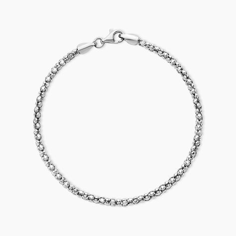 Bracelet Nahila Argent Blanc - Bracelets fantaisie Femme | Marc Orian