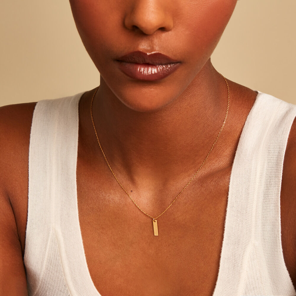 Collier Promesse Plaqu&eacute; Or Jaune - Colliers fantaisie Femme | Marc Orian