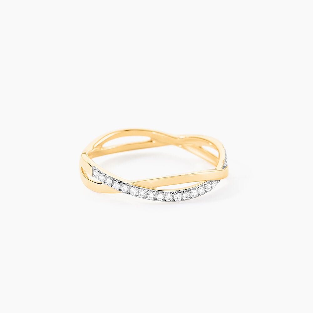 Bague Eister Or Jaune Oxyde De Zirconium - Bagues avec pierre Femme | Marc Orian