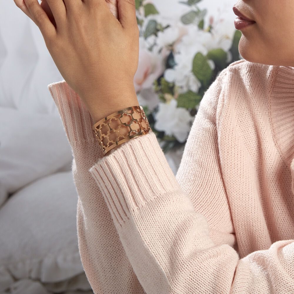 Bracelet Jonc Azemia Acier Rose - Bracelets joncs Femme | Marc Orian