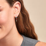 Boucles D'oreilles Pendantes Behati Argent Blanc Corail Turquoise - Pendantes Femme | Marc Orian