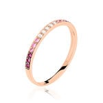 Bague Or Rose Auregane Saphir Diamant - Bagues vintage Femme | Marc Orian