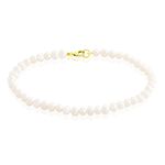 Bracelet Marie-aurore Or Jaune Perle De Culture - Bracelets cha&icirc;nes Femme | Marc Orian