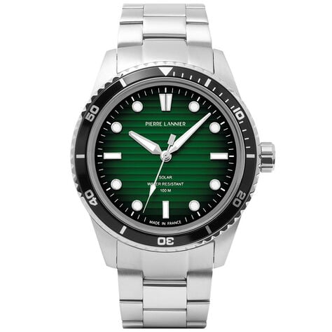 Montre Pierre Lannier Inti Vert - Montres &eacute;tanches Homme | Marc Orian