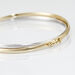 Bracelet Jonc Catalin 2 Fils Flexibles Or Bicolore - Bracelets joncs Femme | Marc Orian