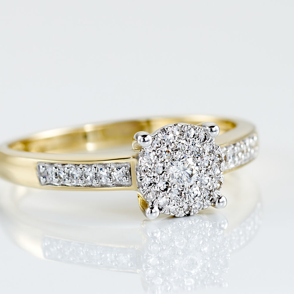 Bague Serena Or Jaune Diamant B3DFJDW3NMN Marc Orian