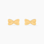 Boucles D'oreilles Puces Evonne Noeud Or Jaune - Puces Enfant | Marc Orian