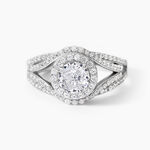 Bague Ferne Argent Blanc Oxyde De Zirconium - Solitaires Femme | Marc Orian