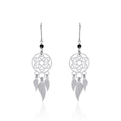 Boucles D'oreilles Pendantes Dream Catcher Argent Pierre De Synthese - Pendantes Femme | Marc Orian