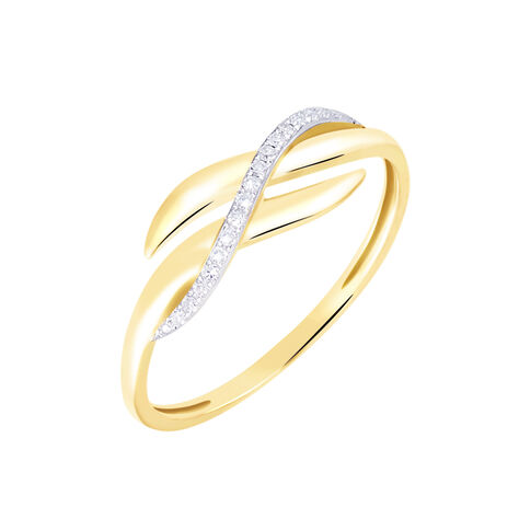 Bague Ester Or Jaune Diamant - Bagues Femme | Marc Orian