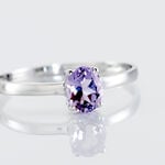 Bague Lily Or Blanc Amethyste - Bagues pierres fines Femme | Marc Orian