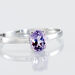 Bague Lily Or Blanc Amethyste - Bagues pierres fines Femme | Marc Orian