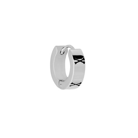 Créole Unitaire Acier Blanc Jorge - Piercings d'oreilles Homme | Marc Orian