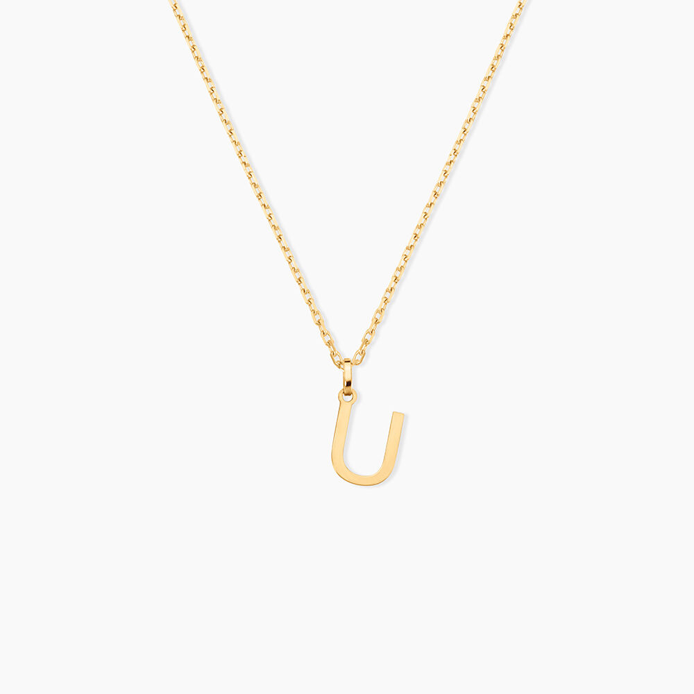 Pendentif Ionia Lettre Or Jaune - Pendentifs Famille | Marc Orian