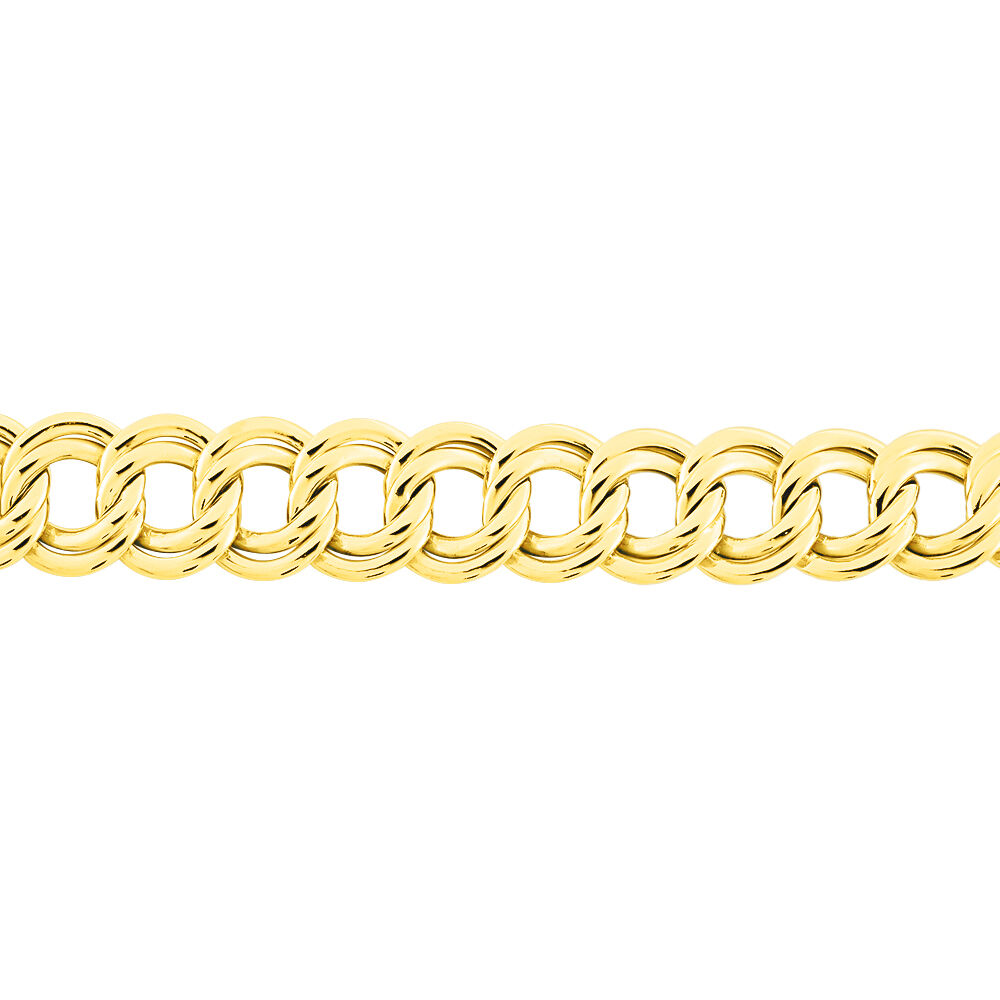 Bracelet Aaron Maille Fantaisie Or Jaune - Bracelets chaînes Femme | Marc Orian