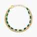Bracelet Acier Doré Malachite - Bracelets Multirangs Femme | Marc Orian