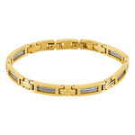 Bracelet Phebus Him Classique Acier Jaune - Bracelets cha&icirc;nes Homme | Marc Orian