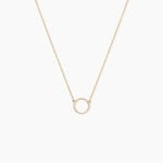 Collier Stip Or Jaune Oxyde De Zirconium - Colliers avec pierres Femme | Marc Orian