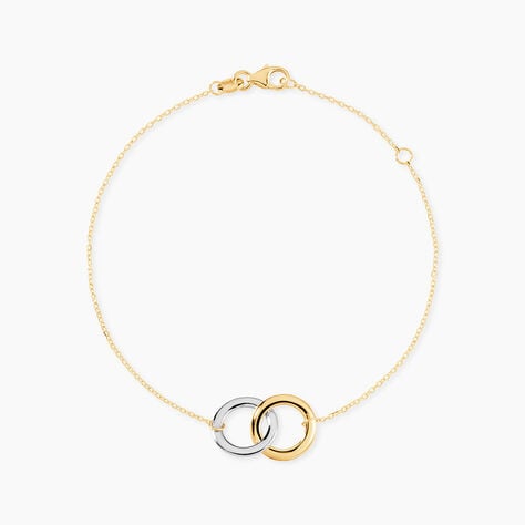 Bracelet Adila Or Bicolore - Bracelets Anneaux Entrelaces Femme | Marc Orian