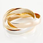 Alliance Entrelacee Ruban Plat Or Tricolore - Alliances duo Unisex | Marc Orian