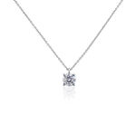 Collier Lylwenn Argent Blanc Oxyde De Zirconium - Colliers solitaires Femme | Marc Orian