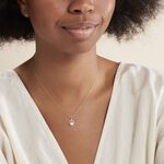 Collier Aloys Or Jaune Perle De Culture Et Oxyde De Zirconium - Colliers avec pierres Femme | Marc Orian