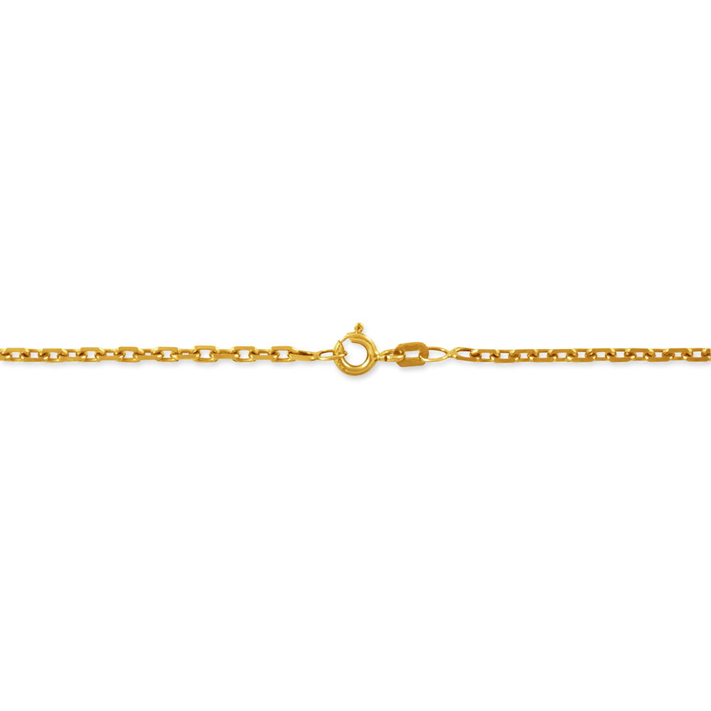 Cha&icirc;ne Igoa Maille For&ccedil;at Diamantee Or Jaune - Chaines Femme | Marc Orian