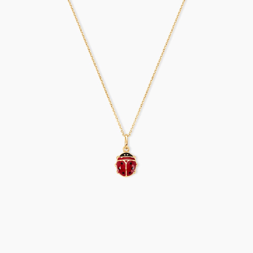 Pendentif Fedelina Coccinelle Or Jaune - Pendentifs Enfant | Marc Orian
