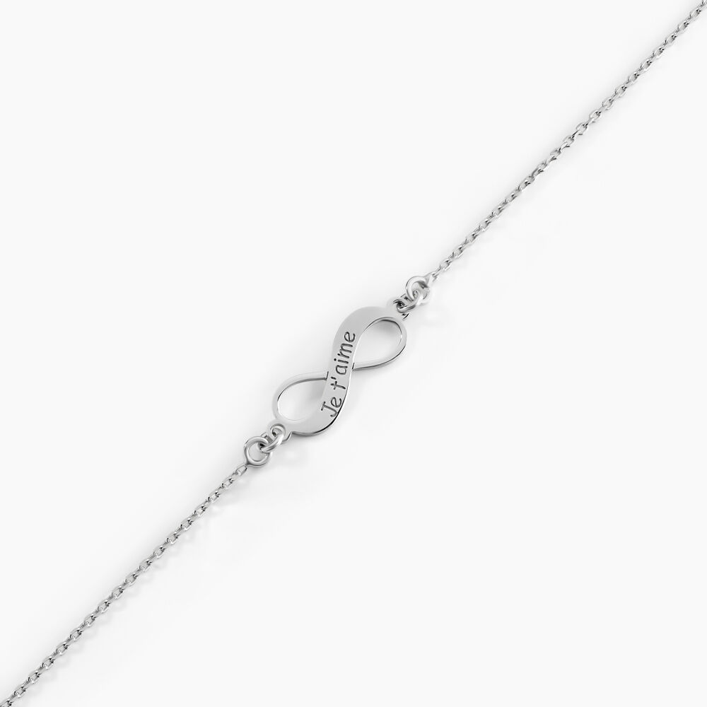 Bracelet Argent Blanc Wandis - Bracelets chaînes Femme | Marc Orian