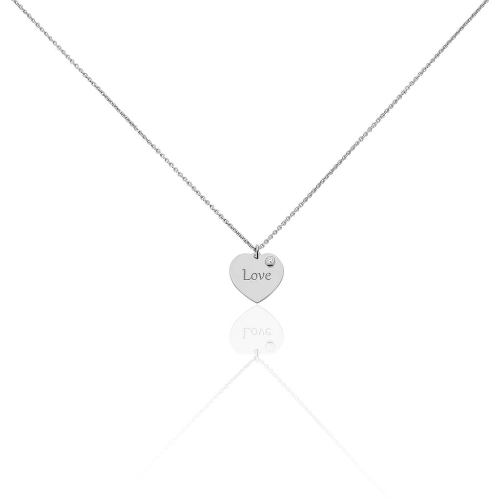 Collier Sebastienne Argent Blanc - Colliers fantaisie Femme | Marc Orian
