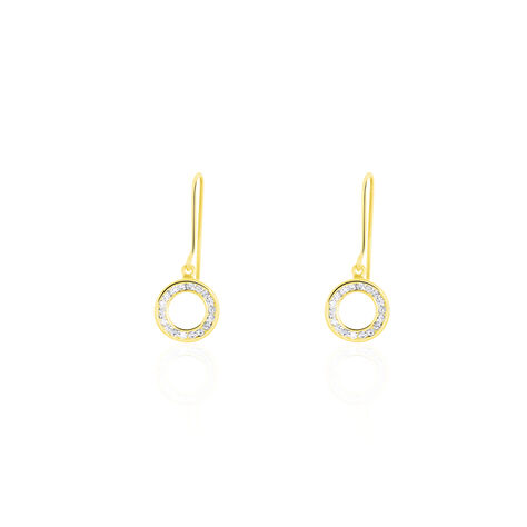 Boucles D'oreilles Pendantes Lavande Or Jaune Oxydes - Boucles d'oreilles Pendantes Femme | Marc Orian