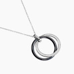 Collier Tania Argent Blanc C&eacute;ramique Et Oxyde De Zirconium - Colliers avec pierres Femme | Marc Orian
